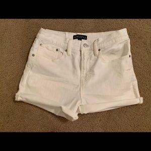 J.crew White Jean Shorts size 26